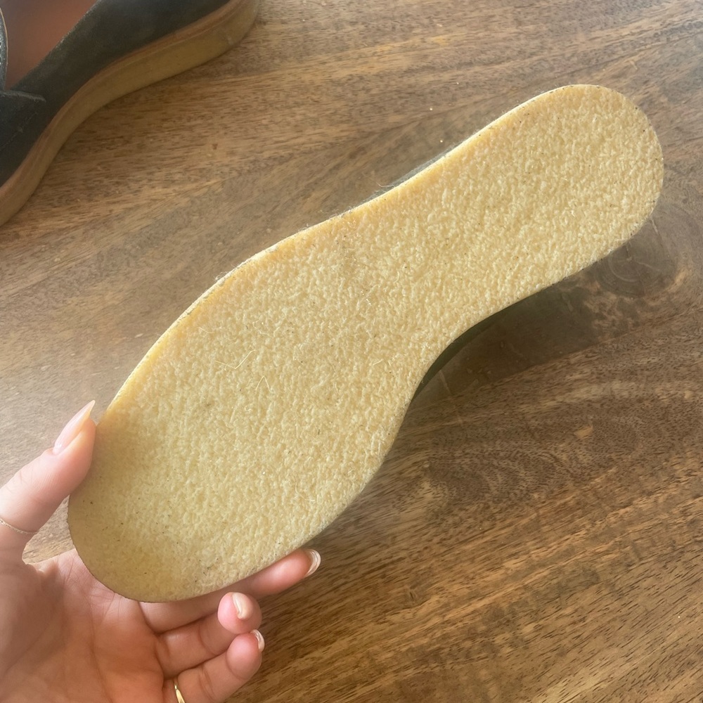 Olive Suede Loafers - Picture 4 of 8